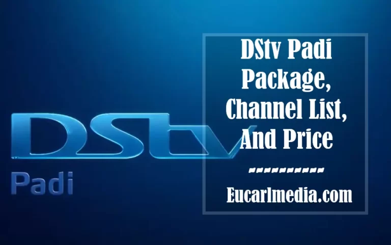 DStv Padi Package, Channel List, And Price