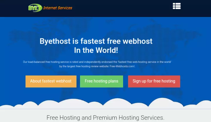 Byethost website provider