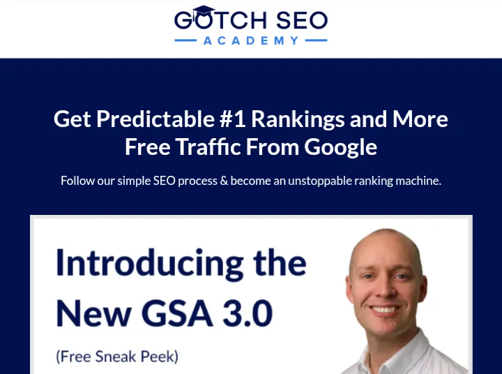 Gotch SEO Free Course For Beginners