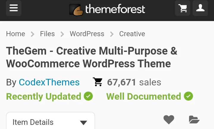Thegem Seo Optimized Wordpress Theme