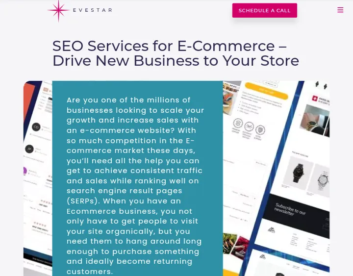 Evestar -  Best Ecommerce SEO Agencies And Services